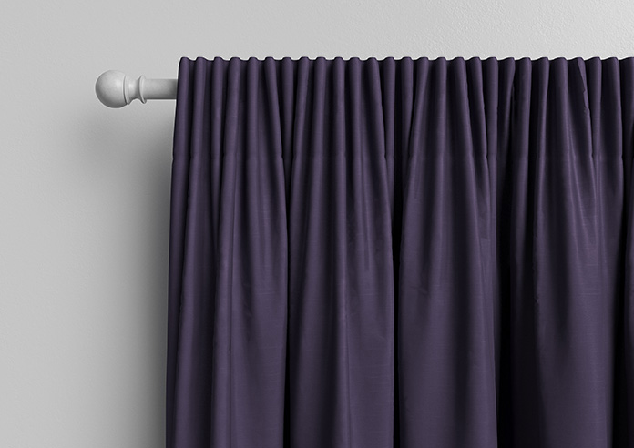 Kyoto Faux Silk, Berry - Made to Measure Curtains - Image 10